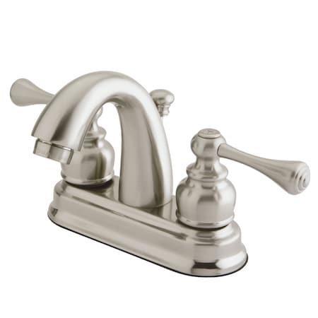 Kingston Brass 4" Centerset Bathroom Faucet, Brushed Nickel GKB5618BL